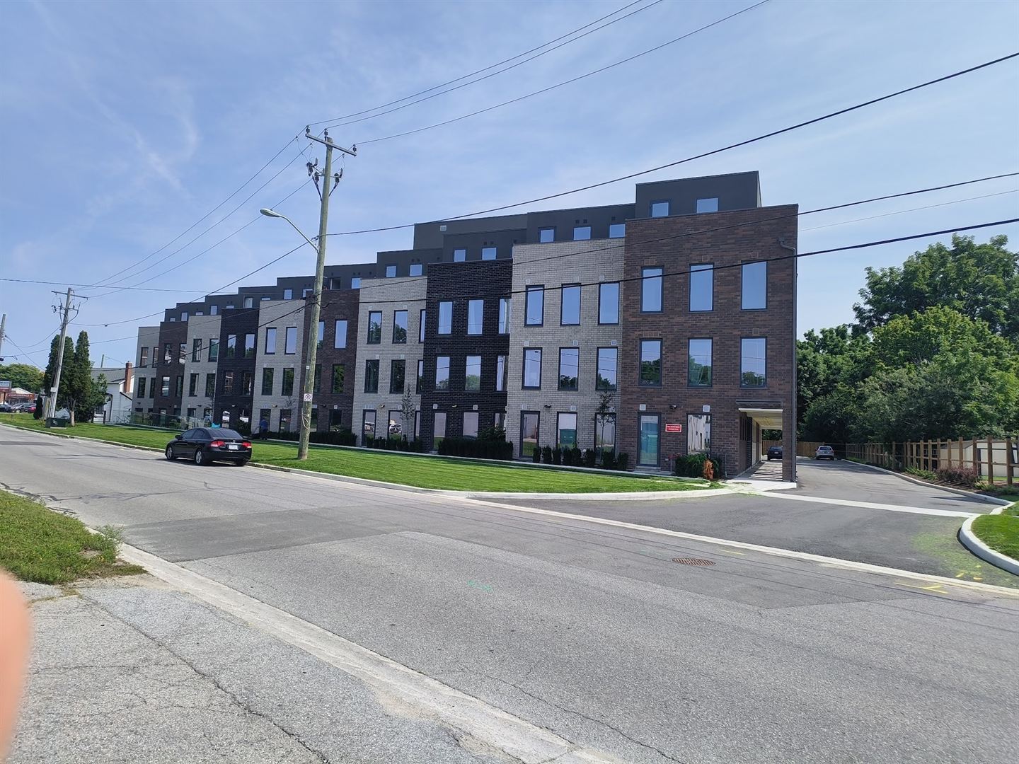 Multi-residential building exterior.